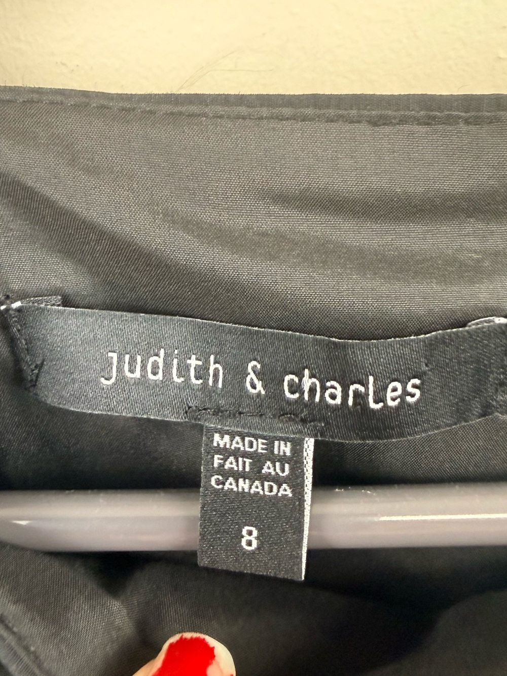 Judith & Charles black linen sleeveless  sheath dress  8 made in Canada - Picture 5 of 10